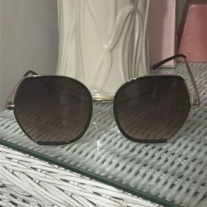 Gold and Black Sunglasses